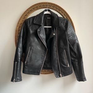 Topshop leather jacket